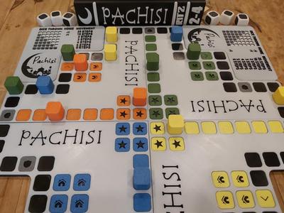PACHISI BOARD GAME - Bookcase Edition