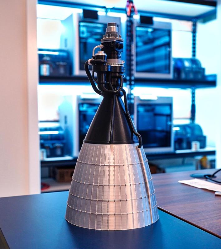 SpaceX Raptor 3 Vacuum Rocket Engine 1/10th scale