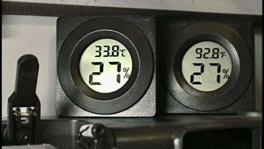 Round Hygrometer Humidity Sensor 4 Timelapse Video