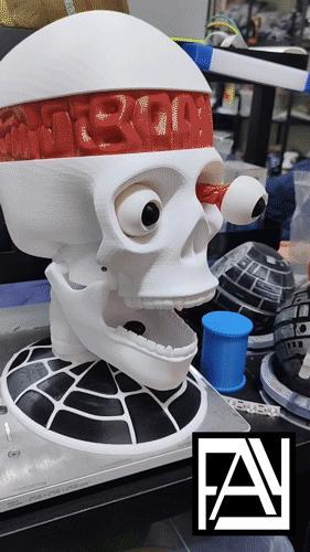 Skull candy dispenser