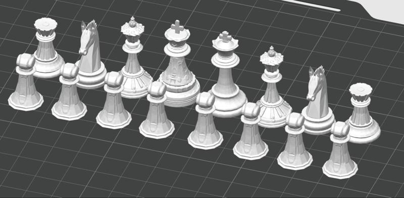 Chess figure set