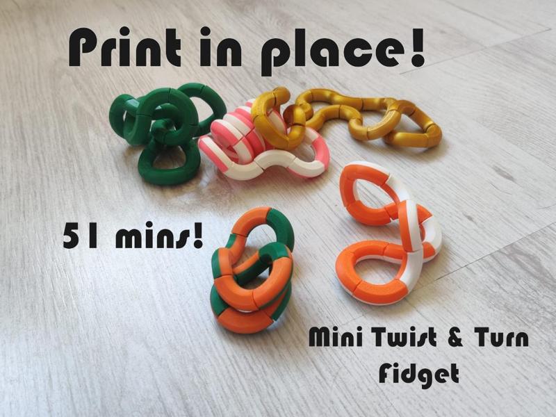 MINI Twist & Turn Fidget - Print in Place!