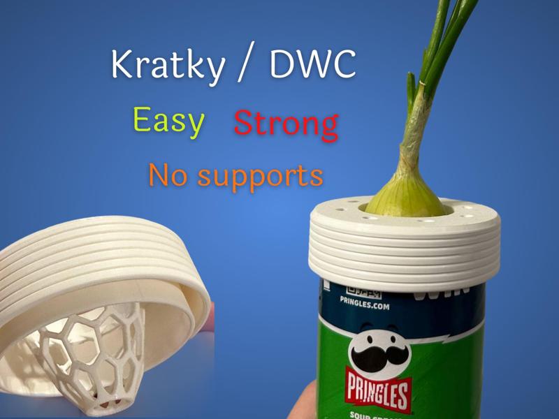 Kratky Adapter for Pringles Net Pot Onion Net Cup
