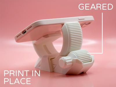 Gear Phone Stand  by Pork3D.com