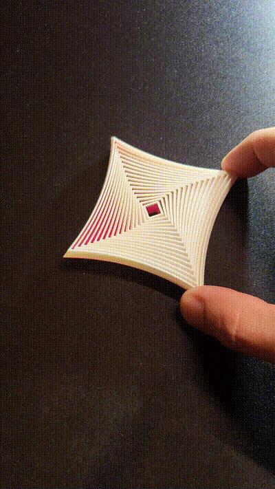 Super Ellipse Fidget - Dual Color