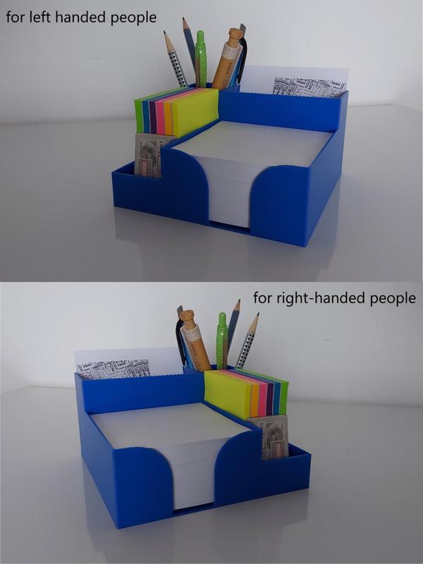 Simple desktop organizer with customizable areas