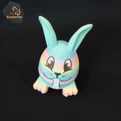 Print In Place Egg Bunny