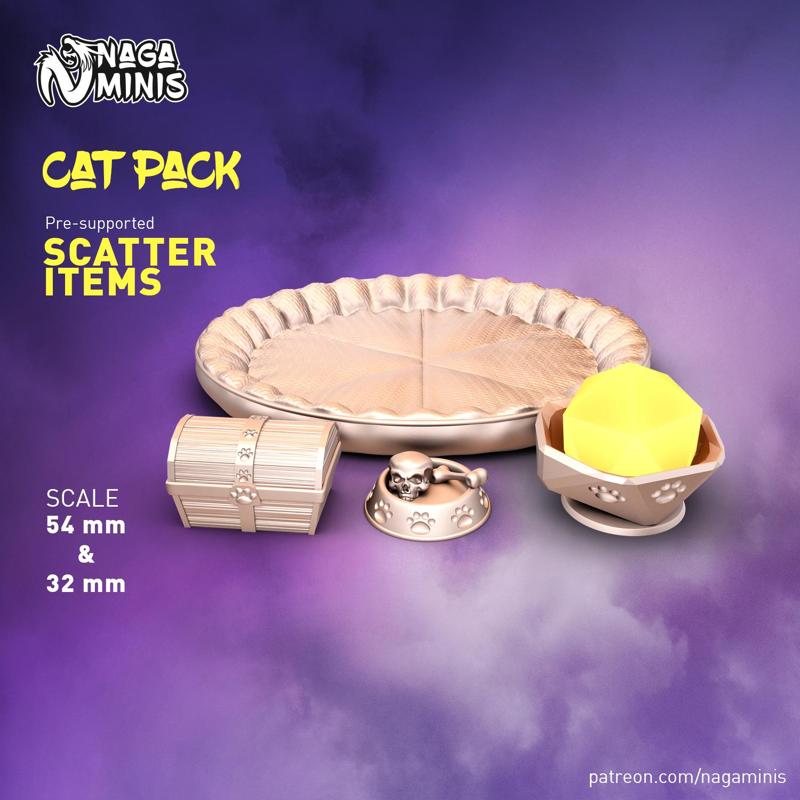 (Pre-supported) Scatter Scenery (Cat Pack, August 2024 Release)