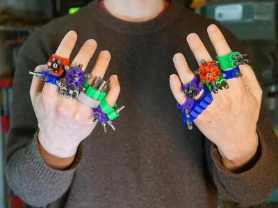 Hex Bit Rings - Pack 1   