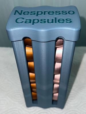 Nespresso Capsule Travel Holder - 2 cap options - hold 12 capsules