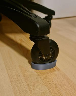 Chair wheel stopper