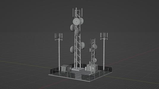 Cell Tower - 3D Print Model