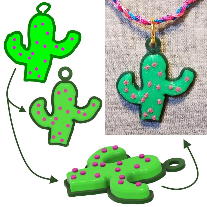 Cactus Pendant