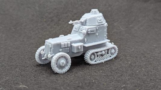 Half-track Wz.28 - Armored car model 28 (Poland, Interwar)