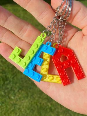 Brick keychain (A-Z)