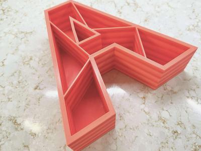 Letter A Caddy