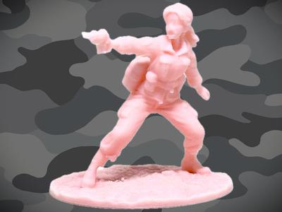 Pink Army Girl 14