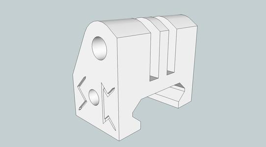 Picatinny gopro support