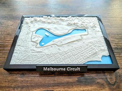 Australian Grand Prix 3D Miniature
