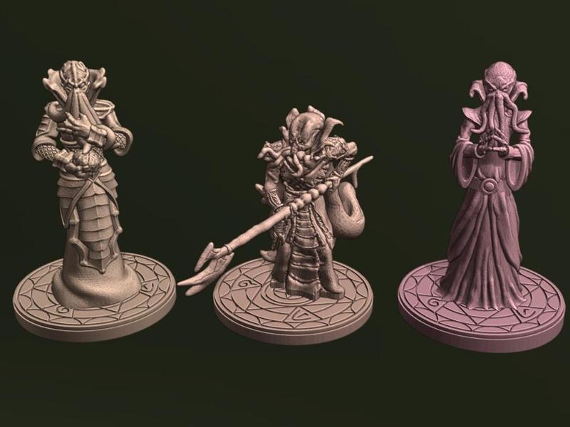 Mindflayer Illithids pack dnd miniatures