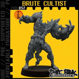 MDL052 BRUTE CULTIST [PRE-SUPPORTED]