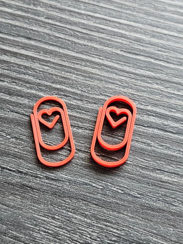 paper clip Heart style