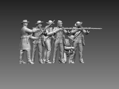 Attack Soldiers Confederate us civil war