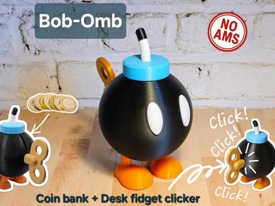 Bob-Omb Piggy Bank – with Working Wind-up Key!