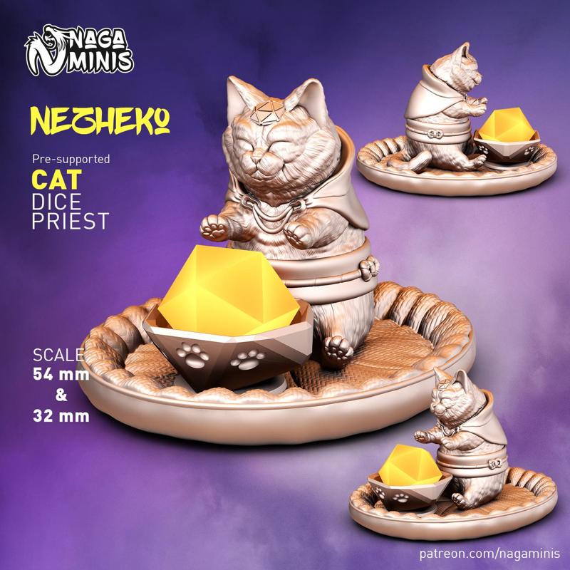 (Pre-supported) Cat Dice Priest