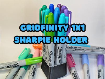 Sharpie Holder - Efficient Storage Gridfinity 1x1
