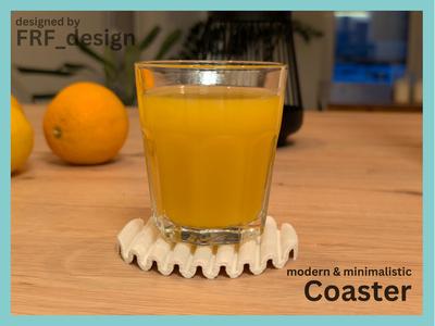Coaster - modern - minimalistic - fuzzy skin