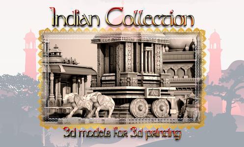 Traditionally Indian architecture 3D Model Collection