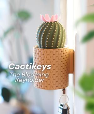 CactiKeys - The Blooming Wall Mounted Keyholder