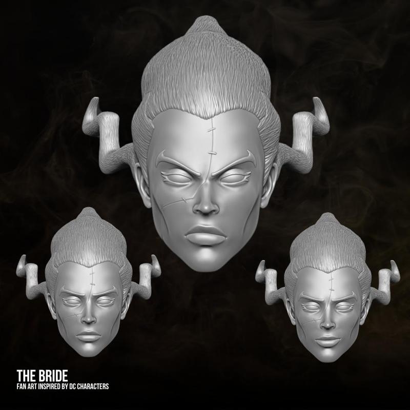 The Bride DC fan art 3D printable files for action figures