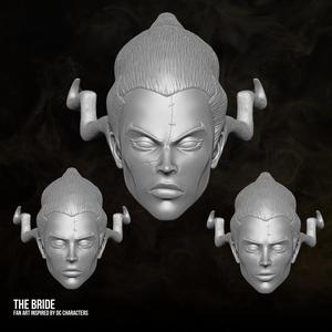 The Bride DC fan art 3D printable files for action figures