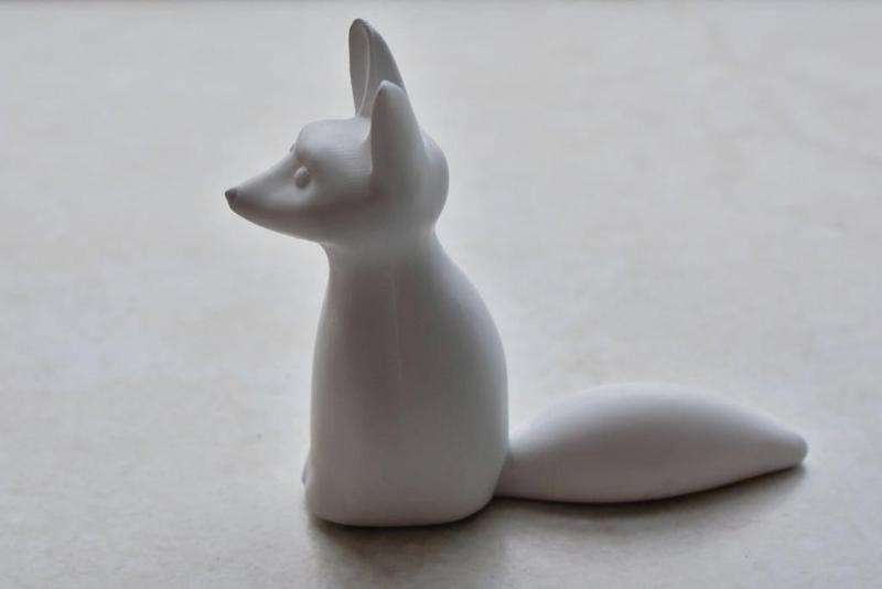 Sitting Fox