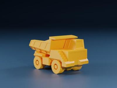 Print-In-Place Dump Truck