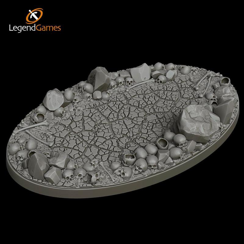 LegendGames Skull Base - 90x52mm oval monster base