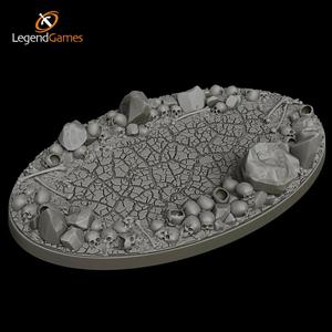 LegendGames Skull Base - 90x52mm oval monster base
