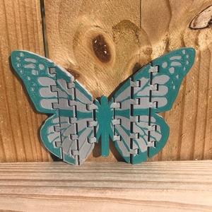FLEXI-BUTTERFLY, ARTICULATED BUTTERFLY, PRINT IN PLACE