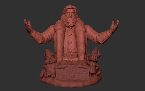 Santa Claus bust (Kurt Russell) 