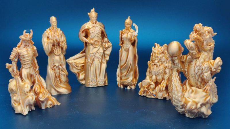 Chinese themed complete Chess