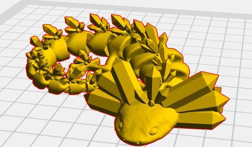 Articulated Flexi Crystalotl