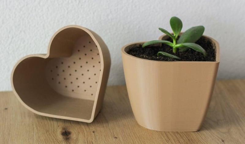 Heart planter