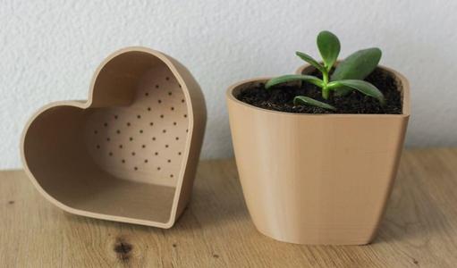 Heart planter