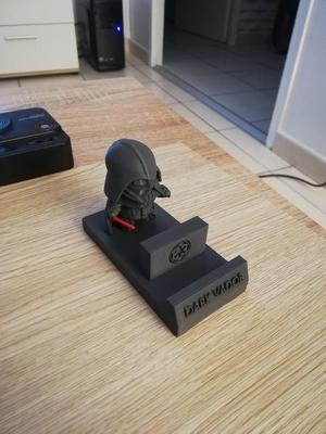 stand phone darth vador + figurine