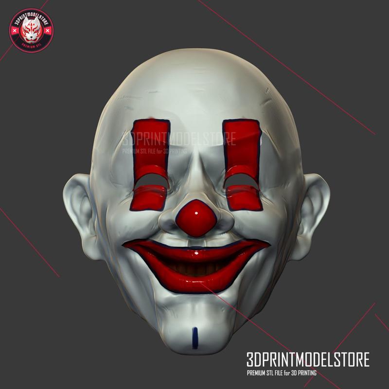 Henchmen Mask - Dark Knight Joker Clown Cosplay Mask