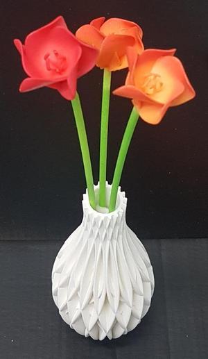 Abstract Flowers & Spiral Vase (Remix)