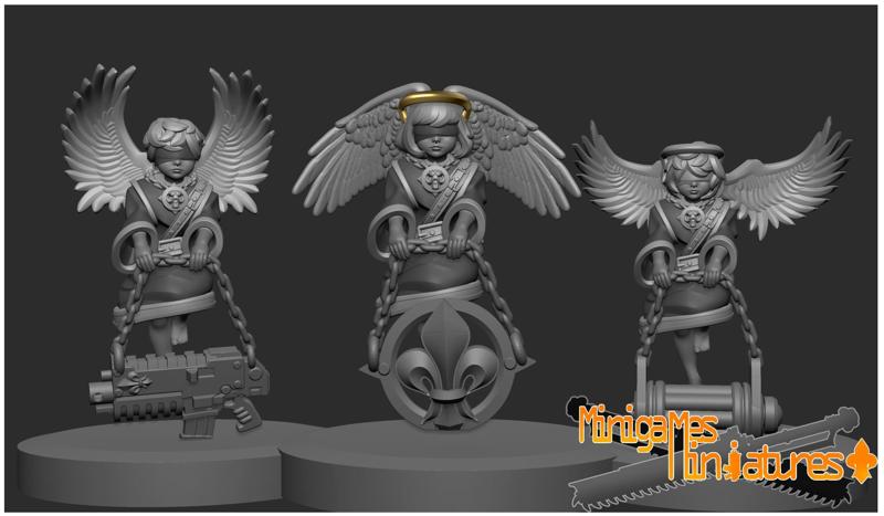 Cherubs anime figurines