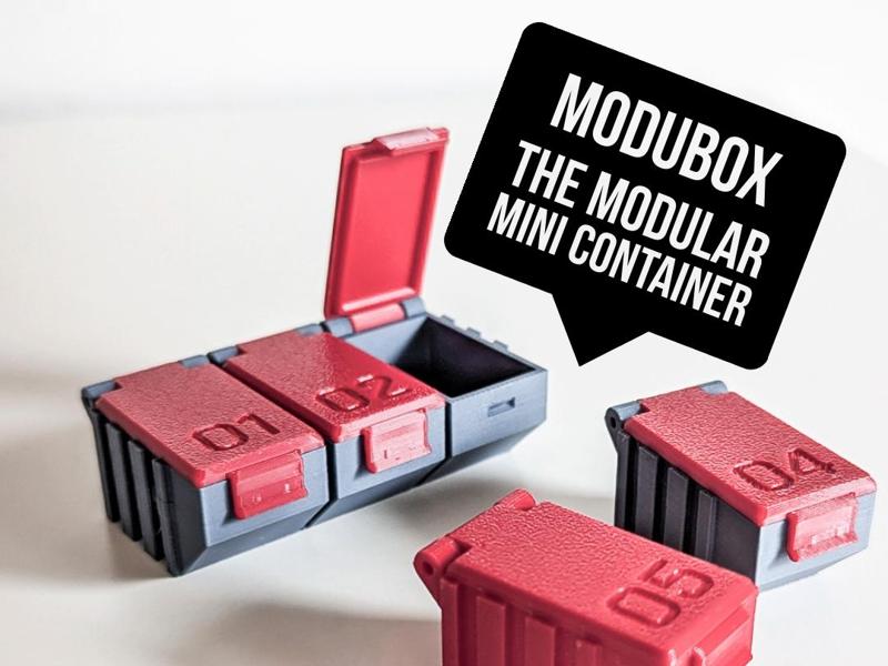 ModuBox - Modular Mini Container for Every Need